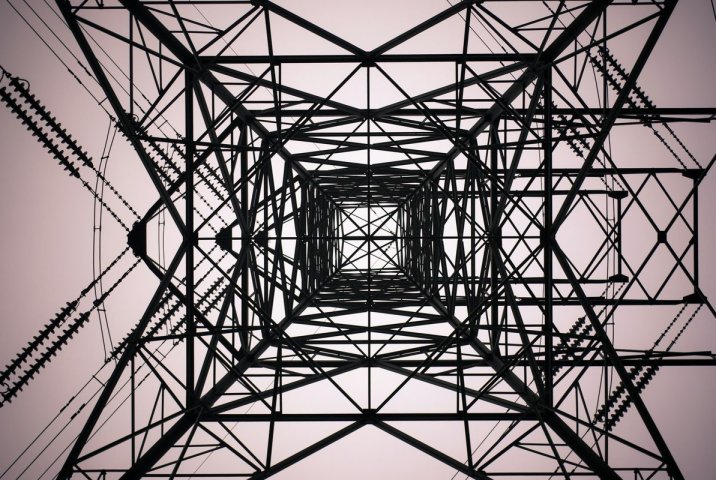 Power tower from below